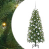 Árbol de Navidad artificial con 150 LED Verde 120 cm PE y PVC 2