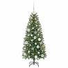Árbol de Navidad artificial con 150 LED Verde 120 cm PE y PVC 3