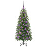 Árbol de Navidad artificial con 150 LED Verde 120 cm PE y PVC 3
