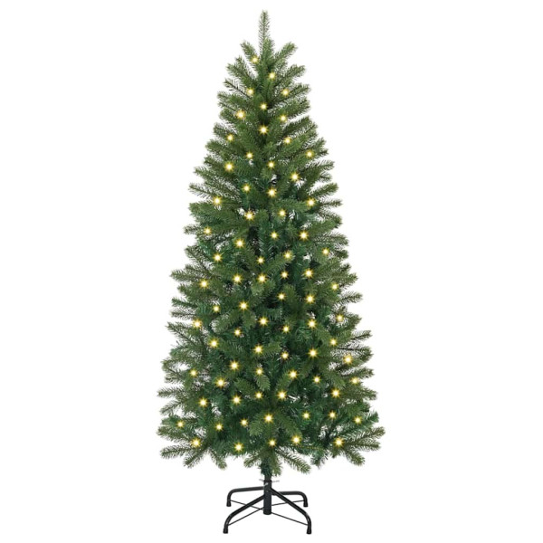 Árbol de Navidad artificial con 150 LED Verde 150 cm PE y PVC M 3