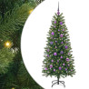 Árbol de Navidad artificial con 150 LED Verde 150 cm PE y PVC 2