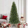Árbol de Navidad artificial con 300 LED Verde 180 cm PE y PVC 1
