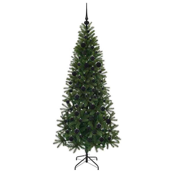 Árbol de Navidad artificial con 300 LED Verde 180 cm PE y PVC M 4