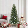 Árbol de Navidad artificial con 300 LED Verde 180 cm PE y PVC 1