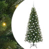 Árbol de Navidad artificial con 300 LED Verde 180 cm PE y PVC 2