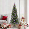 Árbol de Navidad artificial con 300 LED Verde 180 cm PE y PVC 1