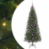 Árbol de Navidad artificial con 300 LED Verde 180 cm PE y PVC 2