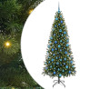 Árbol de Navidad artificial con 300 LED Verde 180 cm PE y PVC 2