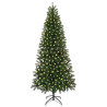 Árbol de Navidad artificial con 300 LED Verde 210 cm PE y PVC 3