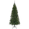 Árbol de Navidad artificial con 300 LED Verde 210 cm PE y PVC 3