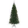 Árbol de Navidad artificial con 300 LED Verde 210 cm PE y PVC 4