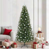 Árbol de Navidad artificial con 300 LED Verde 210 cm PE y PVC 1