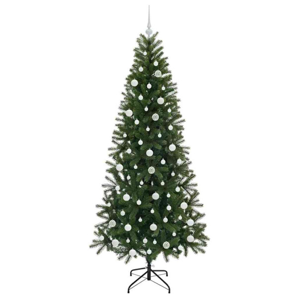 Árbol de Navidad artificial con 300 LED Verde 210 cm PE y PVC M 4