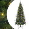 Árbol de Navidad artificial con 300 LED Verde 210 cm PE y PVC 2