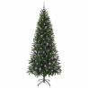 Árbol de Navidad artificial con 300 LED Verde 210 cm PE y PVC 4