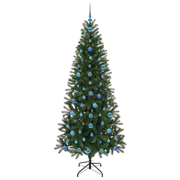 Árbol de Navidad artificial con 300 LED Verde 210 cm PE y PVC M 4