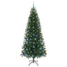 Árbol de Navidad artificial con 300 LED Verde 210 cm PE y PVC 4