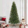 Árbol de Navidad artificial con 300 LED Verde 240 cm PE y PVC 1