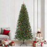 Árbol de Navidad artificial con 300 LED Verde 240 cm PE y PVC 1