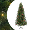 Árbol de Navidad artificial con 300 LED Verde 240 cm PE y PVC 2