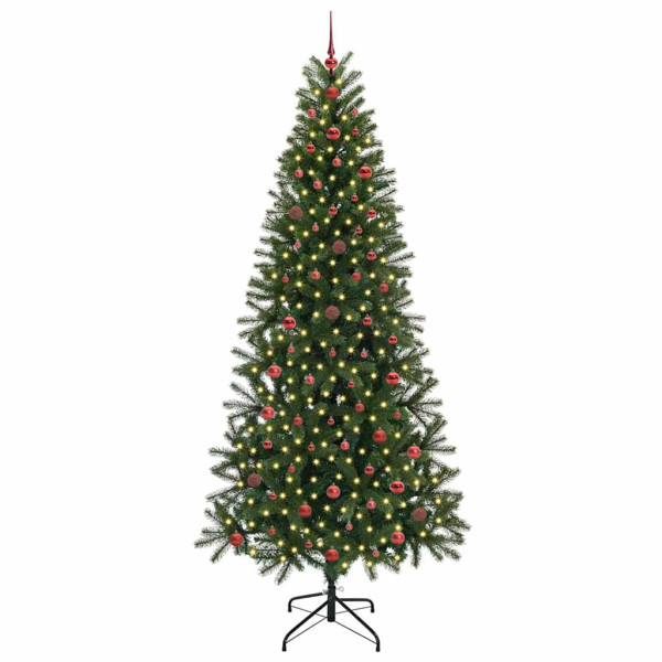 Árbol de Navidad artificial con 300 LED Verde 240 cm PE y PVC M 3