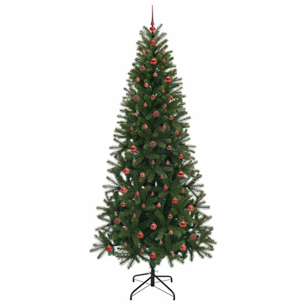 Árbol de Navidad artificial con 300 LED Verde 240 cm PE y PVC M 4