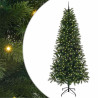 Árbol de Navidad artificial con 300 LED Verde 240 cm PE y PVC 2