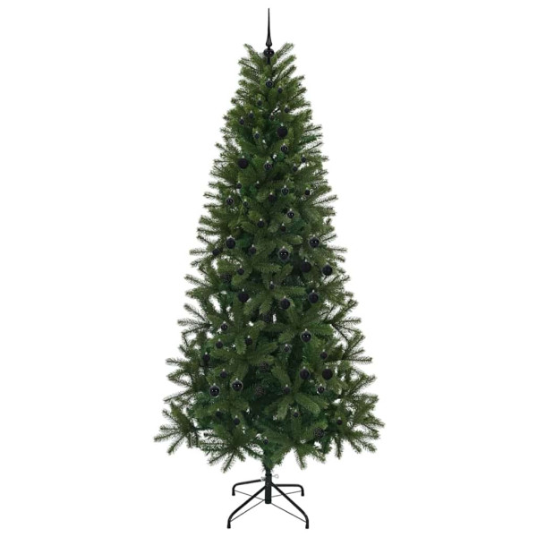 Árbol de Navidad artificial con 300 LED Verde 240 cm PE y PVC M 4