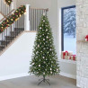 Árbol de Navidad artificial con 300 LED Verde 240 cm PE y PVC 1
