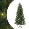 Árbol de Navidad artificial con 300 LED Verde 240 cm PE y PVC 2