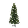 Árbol de Navidad artificial con 300 LED Verde 240 cm PE y PVC 3
