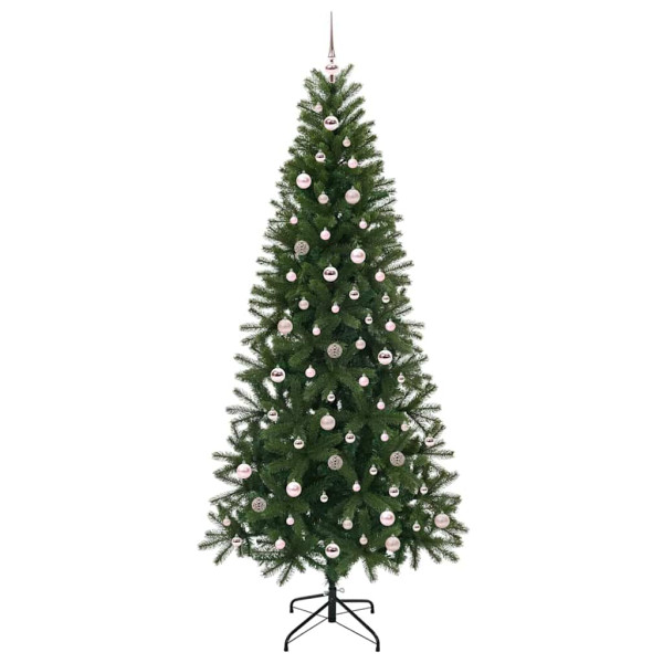 Árbol de Navidad artificial con 300 LED Verde 240 cm PE y PVC M 4