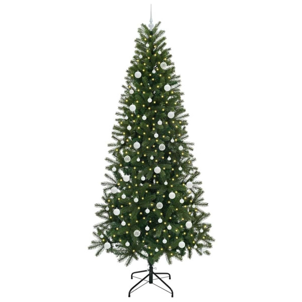 Árbol de Navidad artificial con 300 LED Verde 240 cm PE y PVC M 3