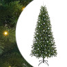 Árbol de Navidad artificial con 300 LED Verde 240 cm PE y PVC 2