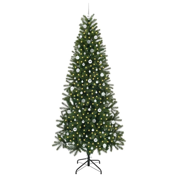 Árbol de Navidad artificial con 300 LED Verde 240 cm PE y PVC M 3