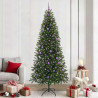 Árbol de Navidad artificial con 300 LED Verde 240 cm PE y PVC 1