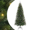 Árbol de Navidad artificial con 300 LED Verde 240 cm PE y PVC 2