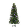 Árbol de Navidad artificial con 300 LED Verde 240 cm PE y PVC 3