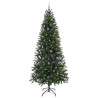 Árbol de Navidad artificial con 300 LED Verde 240 cm PE y PVC 4