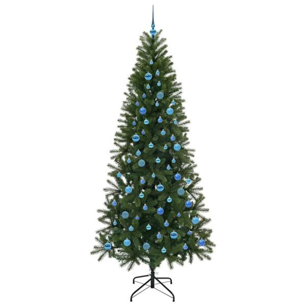 Árbol de Navidad artificial con 300 LED Verde 240 cm PE y PVC M 4