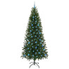 Árbol de Navidad artificial con 300 LED Verde 240 cm PE y PVC 4