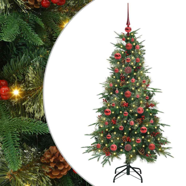 Árbol de Navidad artificial con ramas articuladas Verde 120 cm M 2