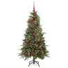 Árbol de Navidad artificial con ramas articuladas Verde 120 cm 3