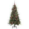 Árbol de Navidad artificial con ramas articuladas Verde 120 cm 4