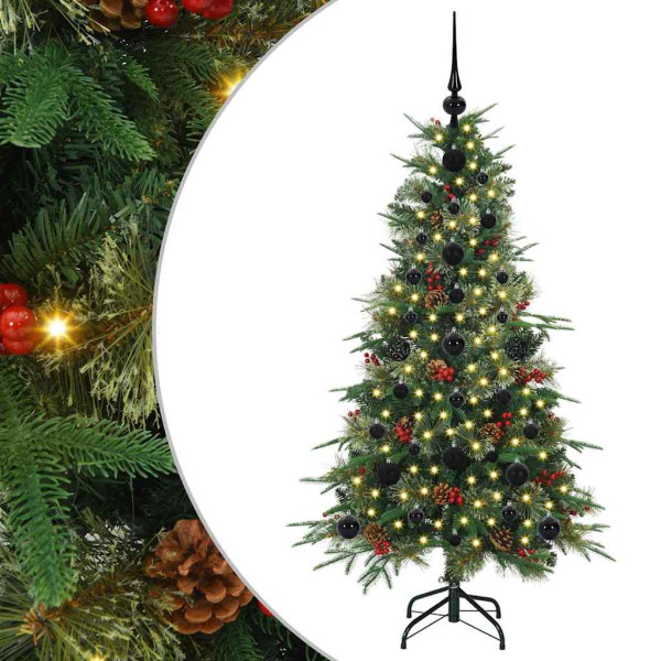 Árbol de Navidad artificial con ramas articuladas Verde 120 cm M 2