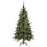 Árbol de Navidad artificial con ramas articuladas Verde 120 cm 3