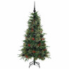 Árbol de Navidad artificial con ramas articuladas Verde 120 cm 4