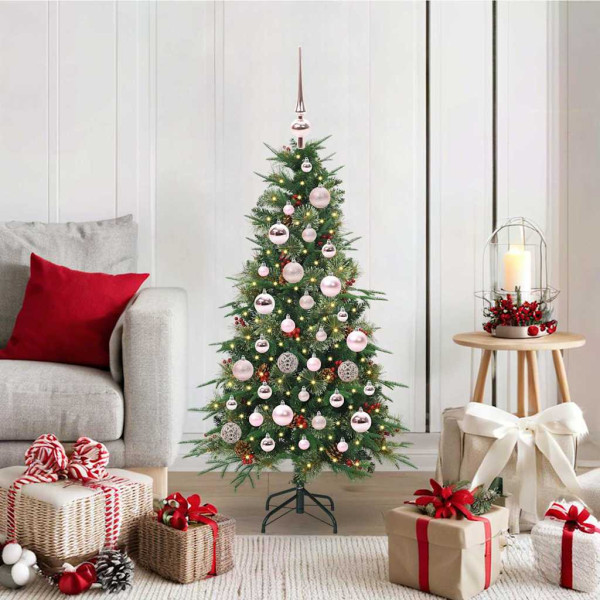 Árbol de Navidad artificial con ramas articuladas Verde 120 cm D