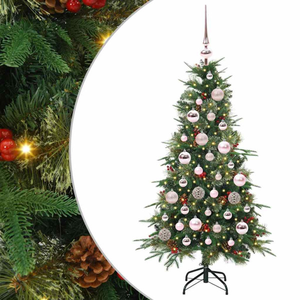 Árbol de Navidad artificial con ramas articuladas Verde 120 cm M 2