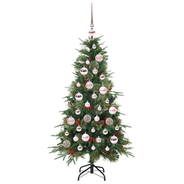 Árbol de Navidad artificial con ramas articuladas Verde 120 cm M 4